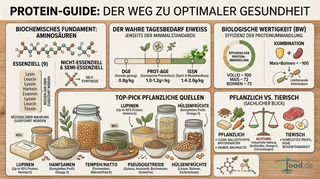 Protein-Guide: Alles über Aminosäuren, Tagesbedarf und die besten Eiweißquellen