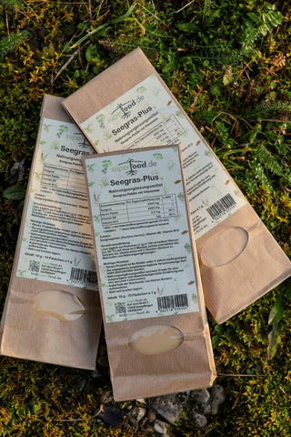 3 Packungen Seegras-Plus, 99,9% Seegras-Pektin, 
